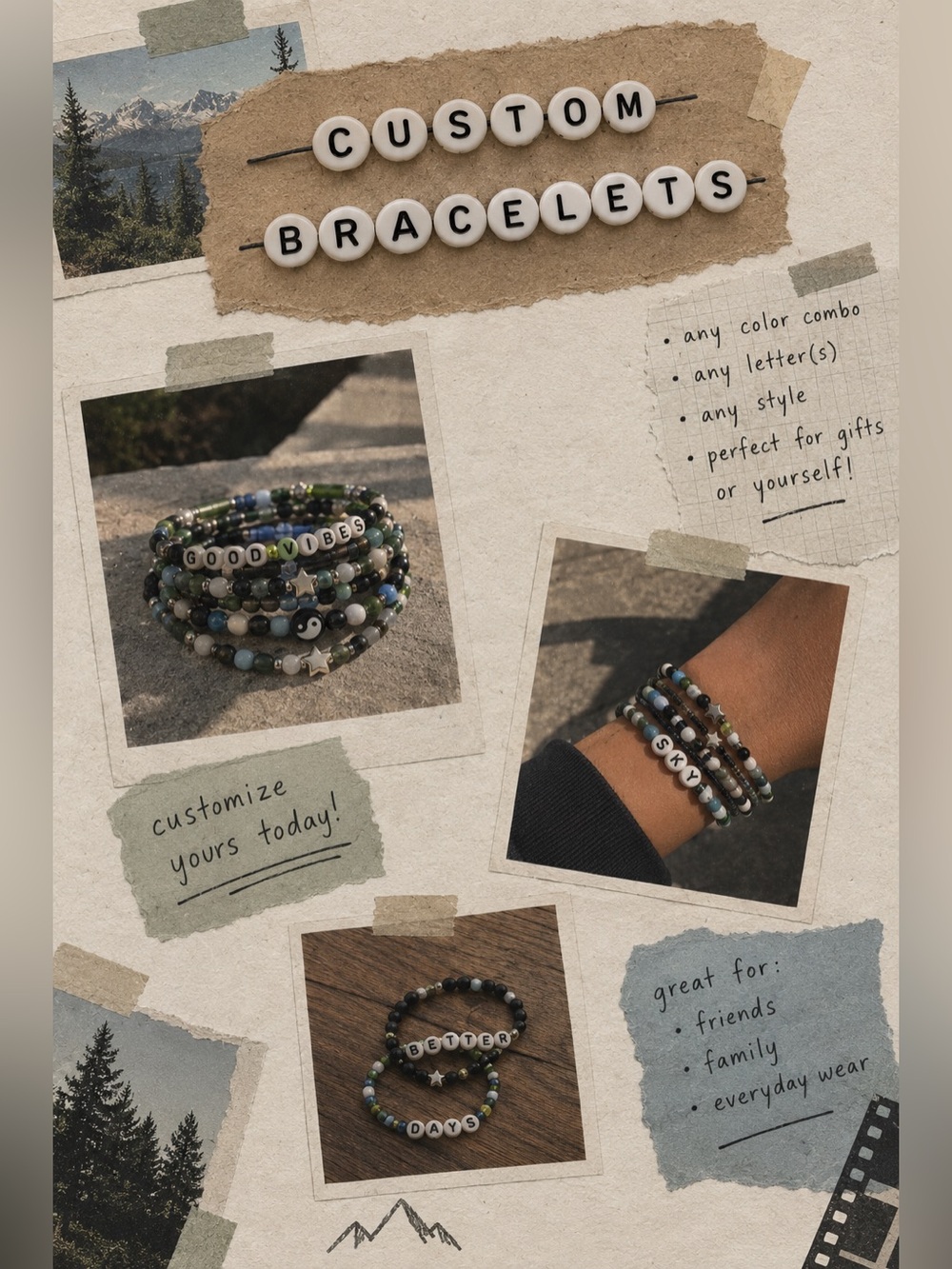 FULLY Custom Bracelets